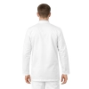 Bluza medyczna męska ze stójką biała ze stójką szarą długi rękaw roz.3XL